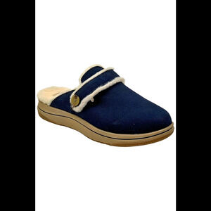 CLOUDSTEPPERS Women's by Clarks Breeze Cross Athleisure Mule Navy - Wide